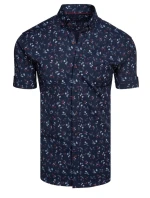 Pánská tmavě modrá košile s krátkým rukávem Dstreet model 21989511 - FashionStreet