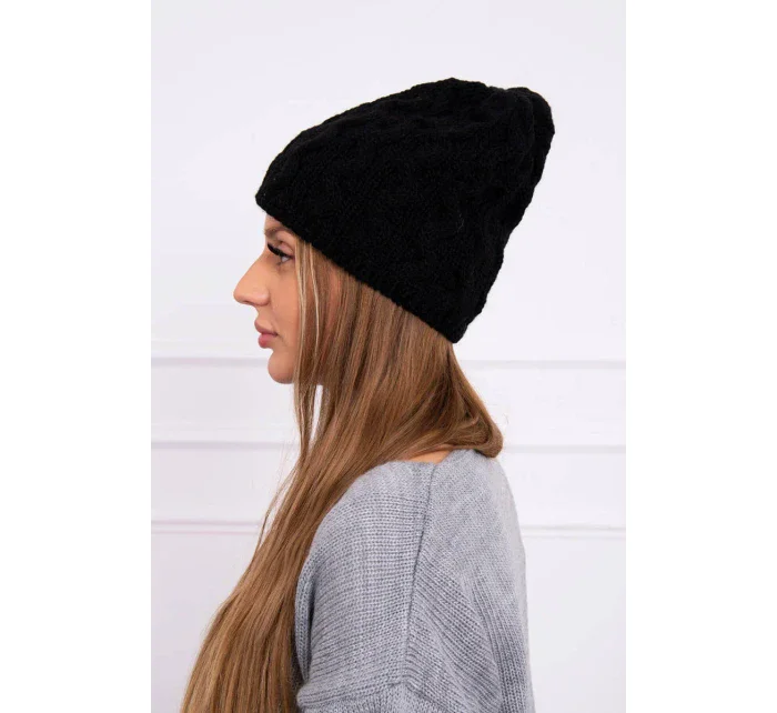 Fleecová čiapka Teresa K285 čierna