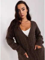 Sweter AT SW model 18959533 brązowy - FPrice Sweter AT SW model 18959533 brązowy - FPrice