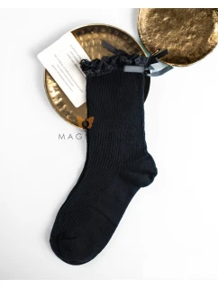 Ponožky Magnetis QR5015 Ruffle s mašľou