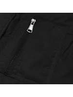 Obojstranná čierna dámska vesta (2383-1)