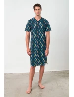 Pohodlná pánská noční košile model 18363465 - Vamp Pohodlná pánská noční košile model 18363465 - Vamp