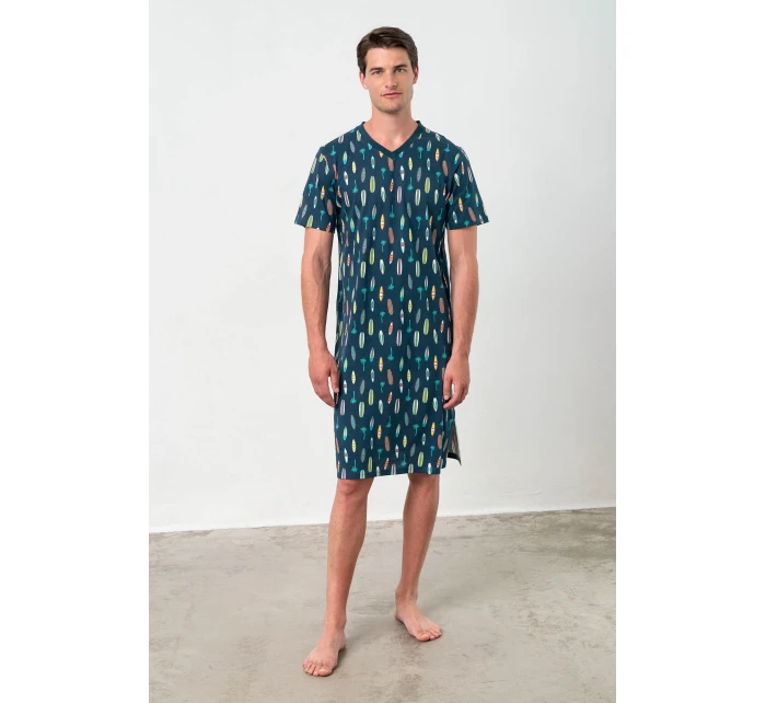 Pohodlná pánská noční košile model 18363465 - Vamp Pohodlná pánská noční košile model 18363465 - Vamp