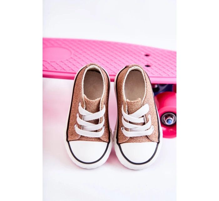 Dětské tenisky vázané Rose Gold model 21587094 - Boto