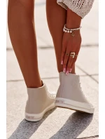 Dámské Tenisky Zateplené Z Eko Kůže Růžové Big Star model 21669440 - Big Star Shoes