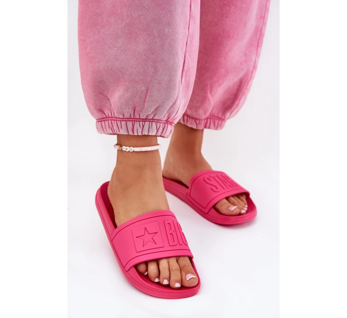 Klapki Damskie Big Star NN274A668 Fuksja