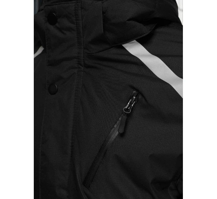 Pánská lyžařská bunda černá model 21995675 - Dstreet Pánská lyžařská bunda černá model 21995675 - Dstreet