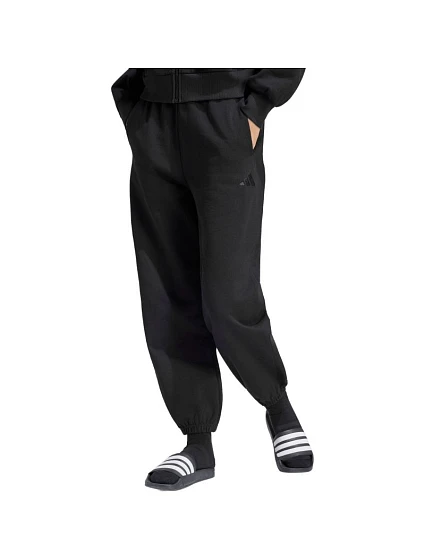 Dámske nohavice adidas Kit Small Logo Regular Cuffed, čierne, KU7935, dámske
