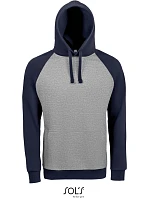 SOL'S Seattle Unisex raglánová mikina s kapucí grey navy model 22523947 SOL'S Seattle Unisex raglánová mikina s kapucí grey navy model 22523947