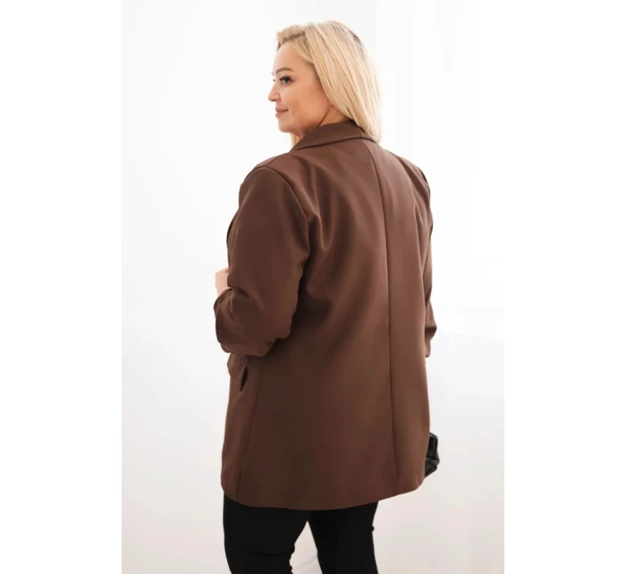 Dámská model 21486141 Plus Size hnědá - K-Fashion