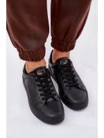 Nízké Dámské Tenisky Z Eko Kůže Big Star model 21686465 Černé - Big Star Shoes Nízké Dámské Tenisky Z Eko Kůže Big Star model 21686465 Černé - Big Star Shoes