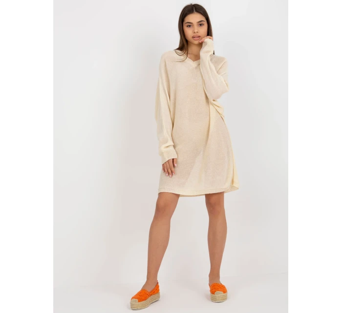 Dámsky sveter BA SW C1001.57P svetlo béžová - FPrice