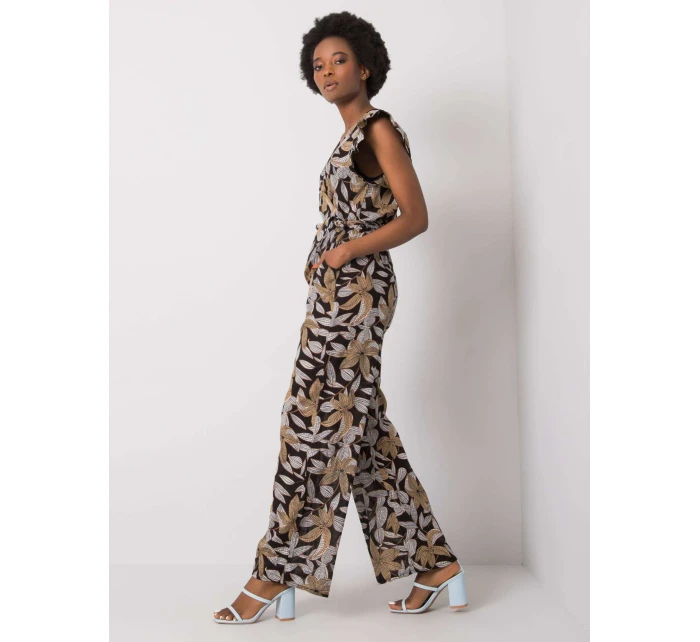 Kombinéza DHJ KO 13568.13P čierna a béžová