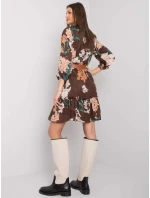 Šaty LC SK 22K model 16283452 hnědá - FPrice Šaty LC SK 22K model 16283452 hnědá - FPrice