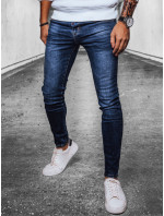 Pánske modré džínsové nohavice Dstreet UX4088