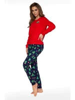 DÁMSKE PYŽAMO 671/419 VIANOČNÝ STROMČEK DÁMSKE PYŽAMO 671/419 VIANOČNÝ STROMČEK