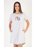 Dámské domácí šaty s krátkým rukávem Hey model 18728686 - Vienetta