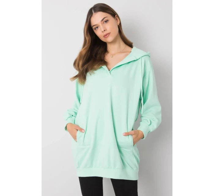 Dámska mikina Model EM-BL-ES-21-528.12X Mint - Ex Moda Dámska mikina Model EM-BL-ES-21-528.12X Mint - Ex Moda