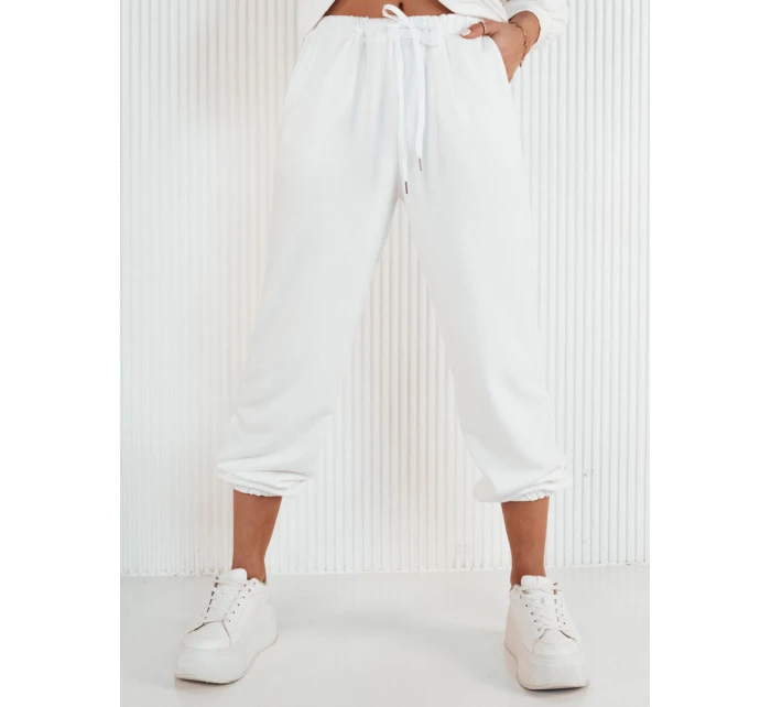 Dámske tepláky FILAN ecru FashionStreet UY1885 Dámske tepláky FILAN ecru FashionStreet UY1885