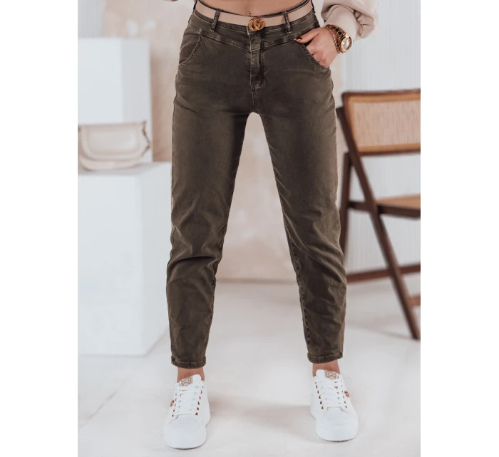 Dámské džínové kalhoty light brown Dstreet model 21983399 - FashionStreet