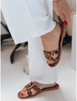 Dámské žabky s leopardím vzorem Dstreet model 21989266 - FashionStreet