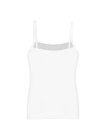 Feel of Modal Spaghetti Top - WHITE - TRIUMPH WHITE - TRIUMPH Feel of Modal Spaghetti Top - WHITE - TRIUMPH WHITE - TRIUMPH