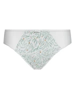 Dámské kalhotky z bio bavlny DIM GENEROUS COTTON BIO SLIP - DIM - bílá