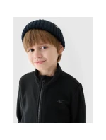 Chlapčenský bežný fleece so stojacím golierom 4F Junior 4FJWMM00TFLEM245-20S Chlapčenský bežný fleece so stojacím golierom 4F Junior 4FJWMM00TFLEM245-20S