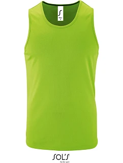 SOL'S Sporty TT Men Pánske športové tielko 25.2073 neonovo zelené