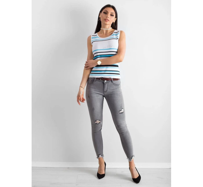 Dámsky top AT TP 5038.28P biely a modrý Dámsky top AT TP 5038.28P biely a modrý