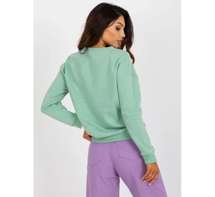 Dámska mikina MA BL 2202032 mikina.28X svetlo zelená - FPrice