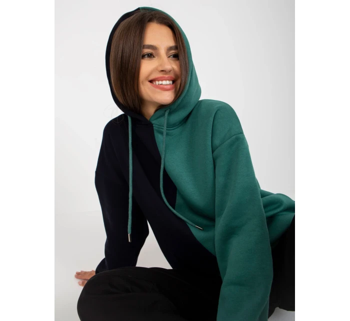 Mikina RV BL 8233.32X čierna a zelená