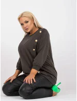 Blúzka RV BZ 7608.27 tmavá khaki