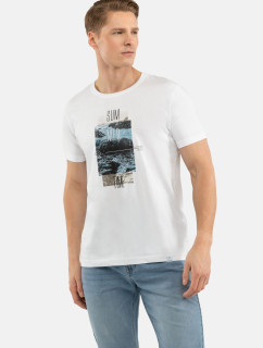 Volcano T-Shirt T-Ros White
