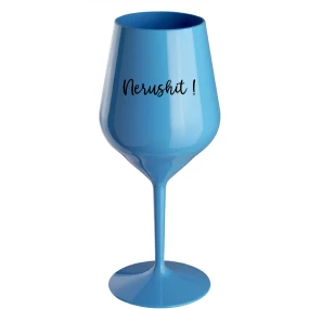 NERUSHIT! - modrý nerozbitný pohár na víno 470 ml NERUSHIT! - modrý nerozbitný pohár na víno 470 ml