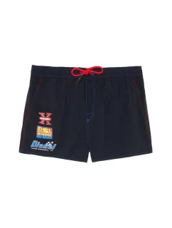 Pánské koupací kraťasy model 17276095 černá/červená - Diesel