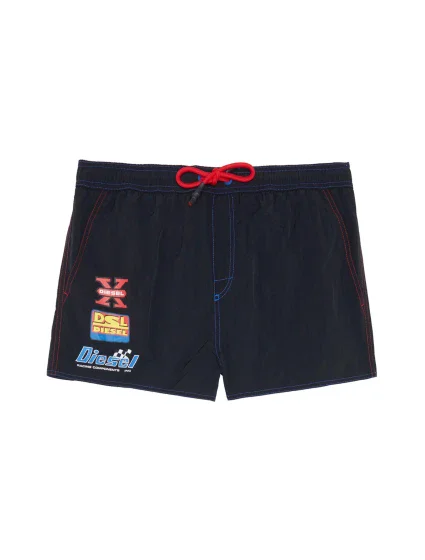 Pánské koupací kraťasy model 17276095 černá/červená - Diesel