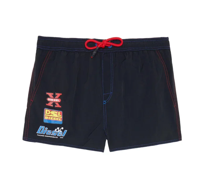 Pánské koupací kraťasy model 17276095 černá/červená - Diesel