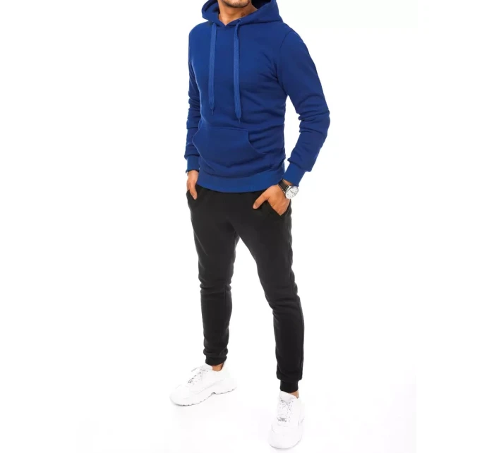 FashionStreet pánska modro-čierna tepláková súprava AX0637 FashionStreet pánska modro-čierna tepláková súprava AX0637