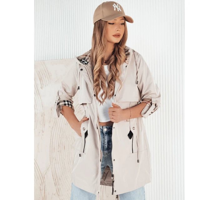 Dámská přechodná bunda ecru Dstreet model 21974348 - FashionStreet