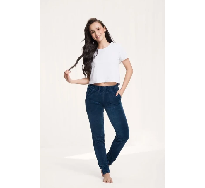 Dámske teplákové nohavice Luna 310 Velúr M-2XL