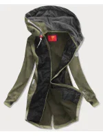 dlouhá dámská mikina s kapucí model 15817364 - LHD