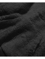 Teplý čierny teplákový dámsky komplet (YP-1104)