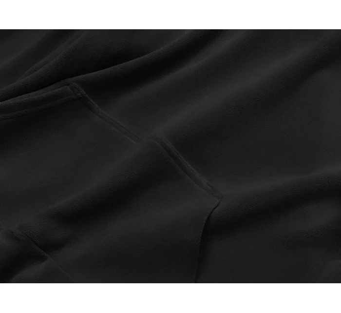 Čierny hrubší dámsky teplákový komplet s polarom (YP-1022) Čierny hrubší dámsky teplákový komplet s polarom (YP-1022)