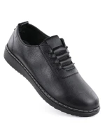 Dámska pohodlná poltopánka čierna UNISOFT 5933