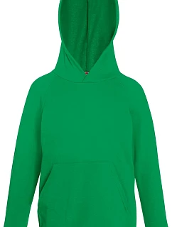 Kids Lightweight Hooded Sweat Dětská mikina s kapucí model 22421693 kelly green - Fruit of the Loom