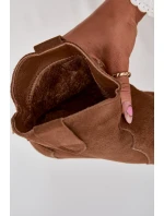 Nazouvací dámské kovbojky z přírodního semiše camel Beretta Nazouvací dámské kovbojky z přírodního semiše camel Beretta