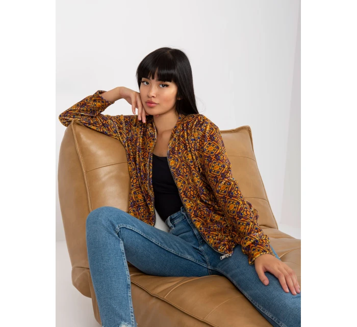 Mikina RV BL 8185.86 tmavo žltá