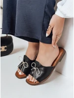 Dámské žabky s mašlí black Dstreet model 21984627 - FashionStreet
