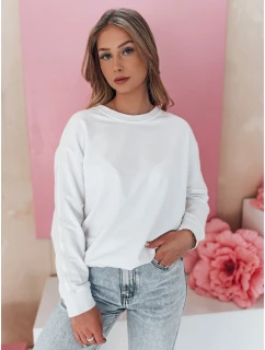 Dámská jednobarevná mikina bílá Dstreet model 21985698 - FashionStreet